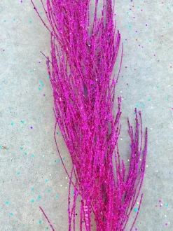 Celebrate Birthday^A&B Floral 5' Glitte Pine Garland In Assorted Colors