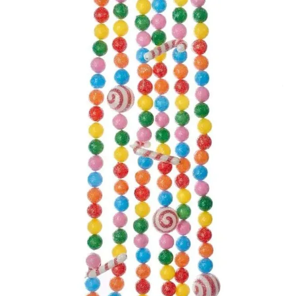 Party Diy^Kurt S. Adler 6' Peppermint Candy And Ball Garland