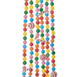 Garlands^Kurt S. Adler 6' Peppermint Candy And Ball Garland