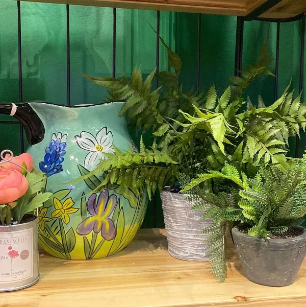 Faux Plants^RAZ 17" Potted Fern