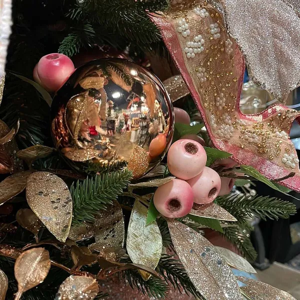 Ball Ornaments^Farrisilk 4" Rose Gold Shiny Ornament