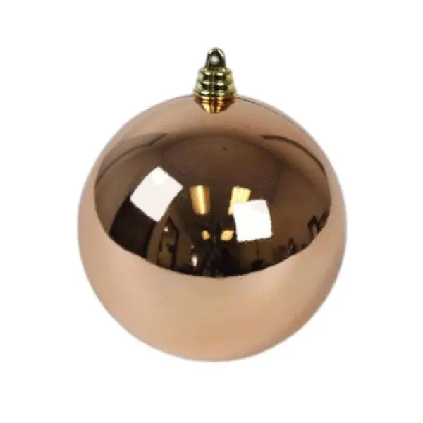 Ball Ornaments^Farrisilk 4" Rose Gold Shiny Ornament