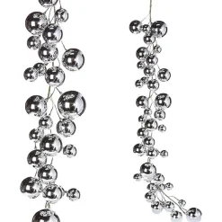 Garlands^RAZ 4', Silver Ball Garland