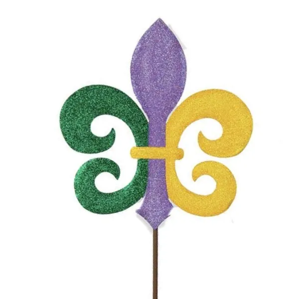 Wall Decor^The Round Top Collection All Glitter Mardi Gras Icons