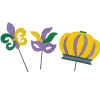 Focal Points^The Round Top Collection All Glitter Mardi Gras Icons