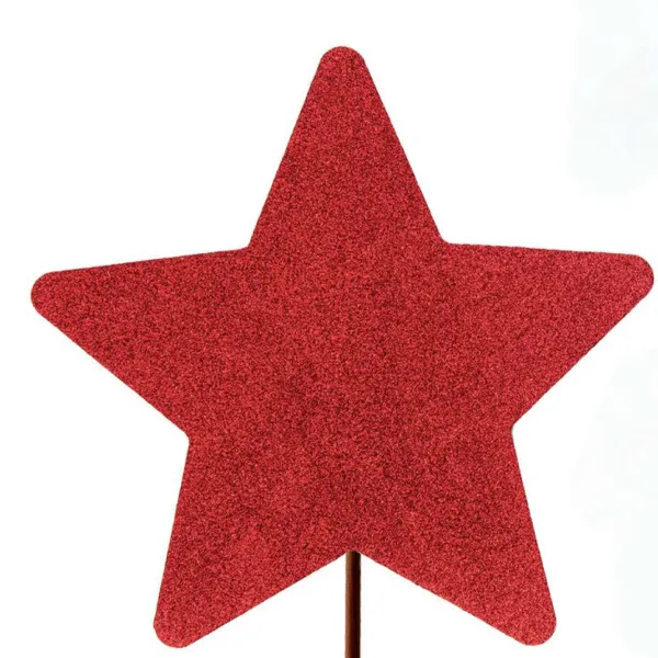 Pot Stakes^The Round Top Collection All Glitter Patriotic Star