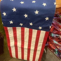 Table Decor^Regency Americana Star And Stripes Flag Table Decor Runner