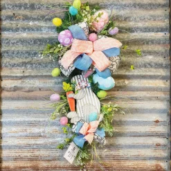 Greenery^A&B Floral Anchorage Teardrop, 44"