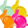 Party Diy^Sophistiplate Appetizer Die Cut Bunny Plate, Hoppy Easter