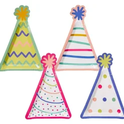 Celebrate Birthday^Sophistiplate Appetizer Plate, Party Hat