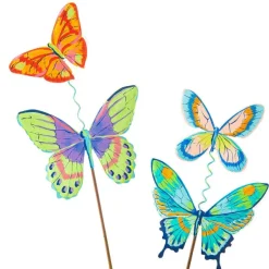 Pot Stakes^The Round Top Collection Artful Butterfly