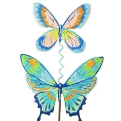Pot Stakes^The Round Top Collection Artful Butterfly