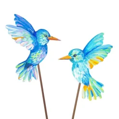 Pot Stakes^The Round Top Collection Artful Hummingbird