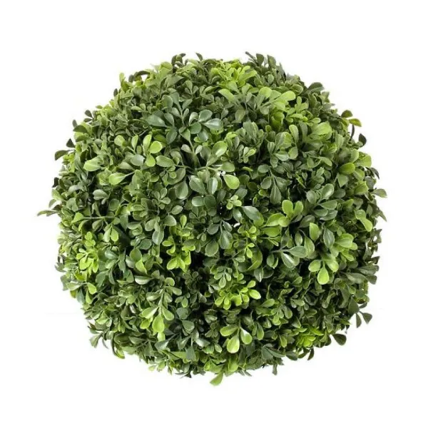 Floral Decor^Regency Artificial English Boxwood Ball, 13"