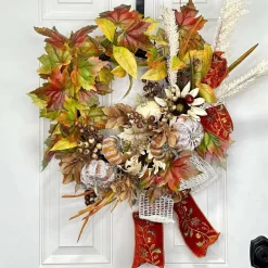 Creations^* Autumn Leaves Wreath