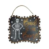 Wall Decor^Craig Bachman Bad To The Bone Glitter Sign