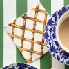 Kitchen & Dining^Hester & Cook Bamboo Lattice Cocktail Napkin Set