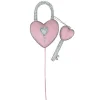 Floral^Liberty Floral Barbie Style Pink Bling Heart Lock & Key Spray