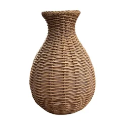 Diy Containers^Two's Company Basket Weave Pattern Vase