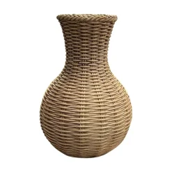 Spring^Two's Company Basket Weave Pattern Vase