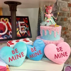 Pillows^Liberty Floral Be Mine Plush Heart Small