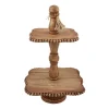 Mother's Day^Mudpie Beaded Tiered Tray