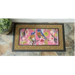 Rugs & Mats^Evergreen Birdies On Cherry Blossoms Sassafras Switch Mat