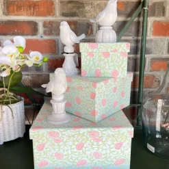 Figurines^RAZ Birds On Pedestals Set