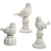 Spring Focal Points^RAZ Birds On Pedestals Set