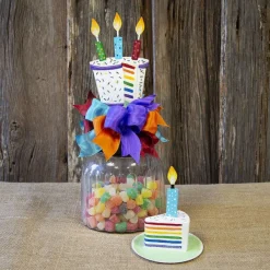 Celebrate Birthday^The Round Top Collection Birthday Cake Finial