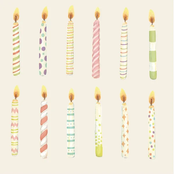 Party Diy^Hester & Cook Birthday Candle Cocktail Napkin Set