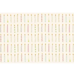 Party Diy^Hester & Cook Birthday Candles Placemat Sheets