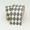 Ribbon^Farrisilk Black And White Antique Ribbon, 4" X 10Yd