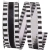 Ribbon^Reliant Ribbon Black And White Beetlejuice Ribbon, 1.5"X 25Yd
