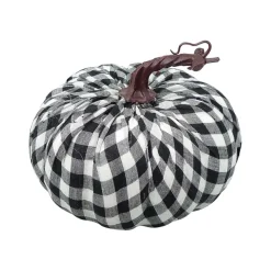 Home Accents^Liberty Floral Black And White Gingham Pumpkin
