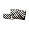 Spring Ribbon^Farrisilk Black And White Illusion Ribbon, 4" X 10Yd