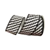 Spring Ribbon^Farrisilk Black And White Illusion Ribbon, 2.5" X 10Yd