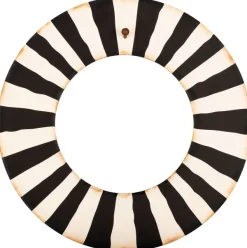 Table Decor^The Round Top Collection Black And White Wreath With Grommet Hanger