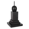 Table Decor^The Round Top Collection Black Display Pole, Medium