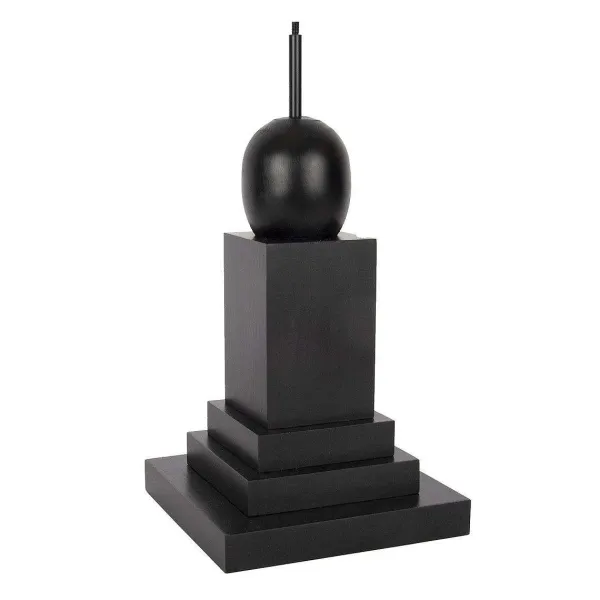 Table Decor^The Round Top Collection Black Display Pole, Medium