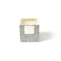 Decorative Containers^Happy Everything Black Mini Dot Small Nesting Cube By !