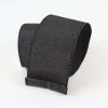 Ribbon^Farrisilk Black Pleated Metallic Ribbon, 4" X 10Yd