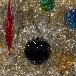 St. Patrick's Day^Farrisilk Black Shiny Ball Ornament, 4