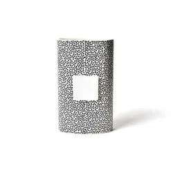 Decorative Containers^Happy Everything Black Small Dot Big Oval Vase By !