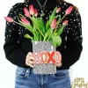 Diy Containers^Happy Everything Black Small Dot Big Oval Vase By !