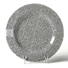 Table Decor^Happy Everything Black Small Dot Big Round Entertaining Platter By !