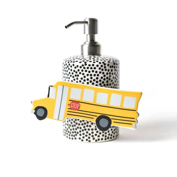 Kitchen & Dining^Happy Everything Black Small Dot Cylinder Soap Pump By !