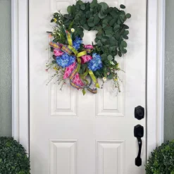 Creations^* Blooming Blue Hydrangea Wreath