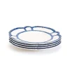 Kitchen & Dining^Two's Company Blue Bamboo Touch Dinner Plate, Set Of 4