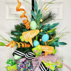 Floral^Direct Export Co. Blue Green Bayleaf Glitter Spray